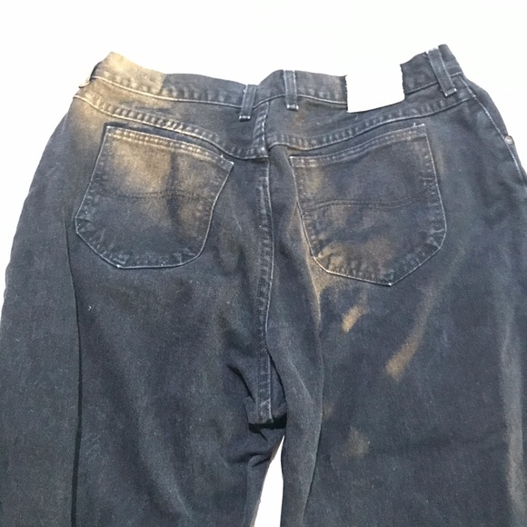 lee womens black jeans (mom jeans) - Picture 5 of 8